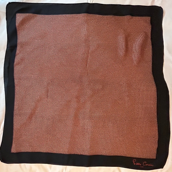 Classic Pierre Cardin Silk Scarf 1980s - Picture 3 of 6
